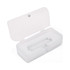 A transparent hinged magnetic box designed for pen packaging, featuring a simple, clean design.