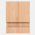A bamboo phone holder in a natural light beige colour, featuring a minimalist design with smooth edges.