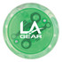 A green LED light-up yo-yo featuring a circular design, with branding present on the surface.