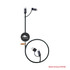 A black and grey retractable charging cable with multiple connectors and a logo on the hub.