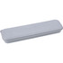 A light grey bamboo fibre cutlery set case, featuring a sleek, slim design with a lid.