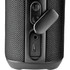 A rugged black waterproof Bluetooth speaker with control buttons and a USB-C port on the side.