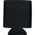 A collapsible black can insulator for 350ml drinks, featuring a fitted base and a logo.