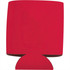 A collapsible red can insulator for 350ml drinks, featuring a simple design and a branding logo.