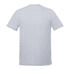 A grey short sleeve t-shirt for men, featuring a simple design and a logo.