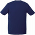 A navy blue short sleeve tech tee with a back view. Features a simple design and includes branding.