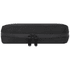 A black organiser pouch with a zippered closure, featuring a simple design and a logo.