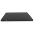 A wireless charging mouse pad in sleek black, featuring a subtle logo and a smooth surface for easy use.