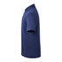 A navy blue men's polo shirt with a classic collar and short sleeves, featuring a logo on the chest.