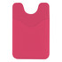 A pink Smart Wallet designed for holding a phone, featuring a minimalistic shape and smooth texture.