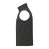 A softshell vest in dark grey with an eco-friendly design and a side zip pocket. Features a logo.