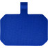 A blue, textured phone lanyard with a looped end for attachment. It has a rectangular shape.