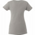 A light grey women's short sleeve t-shirt featuring a simple design and no visible logo.
