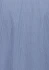 A women's 3/4 sleeve shirt in blue with white vertical stripes, featuring a logo on the design.