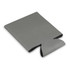 A drink bottle cooler made of durable material in a sleek gray color, designed to fit standard-sized bottles.