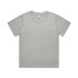 A light grey short-sleeve t-shirt with a round neckline and a small logo on the label.