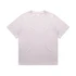 A light purple t-shirt with a relaxed fit. The shirt features a logo on the front.