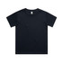 A plain black youth classic tee with a round neckline and short sleeves, featuring a branding label.