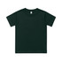 A green youth classic tee with a crew neckline and short sleeves. The shirt features a logo on the label.