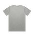 A light grey t-shirt featuring a classic design and a logo on the back.