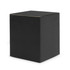 A black square box with a simple design, featuring a plain exterior and no visible logos or branding.