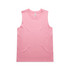 A pink singlet tank top featuring a simple design and no visible branding.