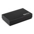 A black box containing a Swiss Peak Manicure Set, featuring a logo on the surface.