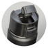 A drink bottle featuring a black vacuum design with a flip-top lid and a handle for easy carrying.