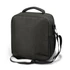 A dark green cooler bag with a handle and adjustable strap, featuring a side mesh pocket and a logo.