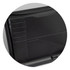 A black travel portfolio case featuring multiple pockets and card slots, made from sleek material.