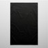 A black tea towel featuring a plain design and a small logo in the corner.