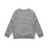 A grey jumper with a crew neck and ribbed cuffs. The design features a plain back with no visible branding.