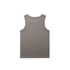 A faded organic rib tank in muted grey, featuring a simple back design and no visible logos.