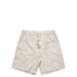 Linen shorts in a light beige colour with an elastic waistband and drawstring detail. Simple design with no visible logos.