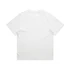 A white t-shirt with a casual, relaxed fit and no visible design on the back. Features a logo near the neckline.