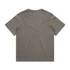 A faded grey T-shirt with a relaxed fit and short sleeves. The back is simple with no designs or logos.