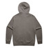 A relaxed, faded zip hoodie in a muted olive green colour, featuring a hood and long sleeves.