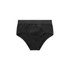 A pair of black Y-Front Briefs with a smooth finish and an elastic waistband.