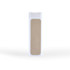 A white spray bottle with a beige cleaning cloth section on the front, designed for screen cleaning.
