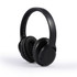 Black Equinox ANC headphones with cushioned ear cups, featuring a sleek, minimal design.