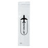 A clear packaging containing a charging cable with a logo featuring an airplane design.