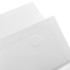 A large white magnetic gift box with a smooth finish and a circular feature on one side.