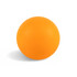 An orange Hi Bounce Ball with a smooth surface, featuring a logo. Perfect for fun and games.