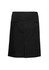 A black women's Lawson skirt featuring a straight cut and back pockets. The skirt includes a single back vent.