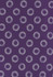 A purple tunic featuring a daisy print pattern in lighter shades. The design includes multiple floral motifs.