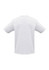 A grey short sleeve t-shirt with a loose fit, featuring a logo on the back. Ideal for casual wear.