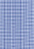 A blue and white checkered fabric pattern, featuring small squares, suitable for a button-up shirt design.