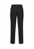 A pair of black slimline pants featuring a tailored fit and two back pockets. The design includes a subtle logo.