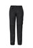 Womens Streetworx Tough Pant in black, featuring a cargo pocket and tapered cuffs, designed for workwear.