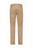 A pair of men's modern stretch chino pants in khaki, featuring a smooth back with visible stitching details.